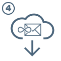 Icono descarga la app infinitum mail
