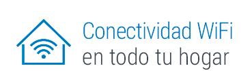 Conectividad Wifi en todo tu hogar,
