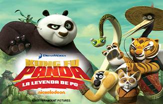 Kung Fu panda la leyenda de Po en Claro video con Telnor