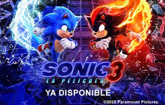 Sonic 3 en Claro video con Telnor