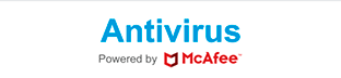 Antivirus powered by McAfee.