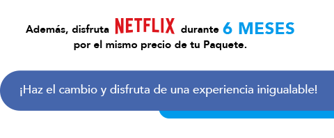 Infinitum exceso de velocidad con Fibra Óptica. 3 meses de servicio sin costo, sin gastos de instalación