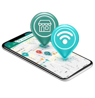 Localiza sitios WiFi y CATS