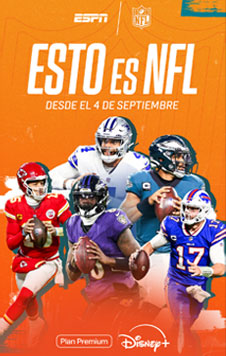 NFL en Disney Plus con Telnor