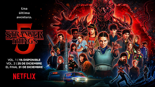 Stranger things 5 en Netflix con Telnor